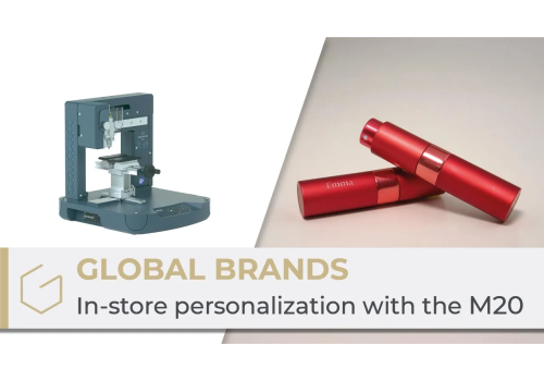 Global brands | In-store personalization: engrave fragrance with the M20